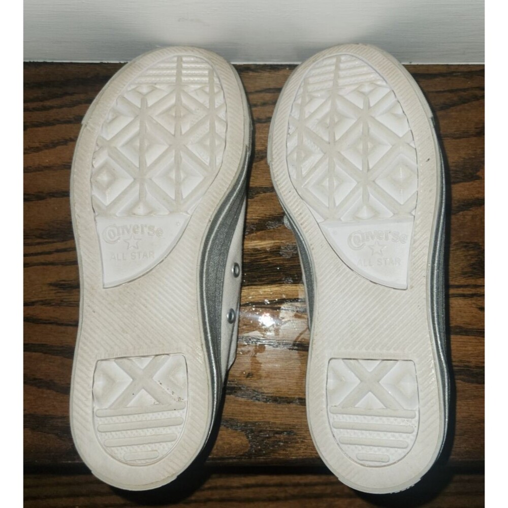 Converse x Miley Cyrus Sneakers Limited Edition White Silver Women's Size 6 - Picture 14 of 14